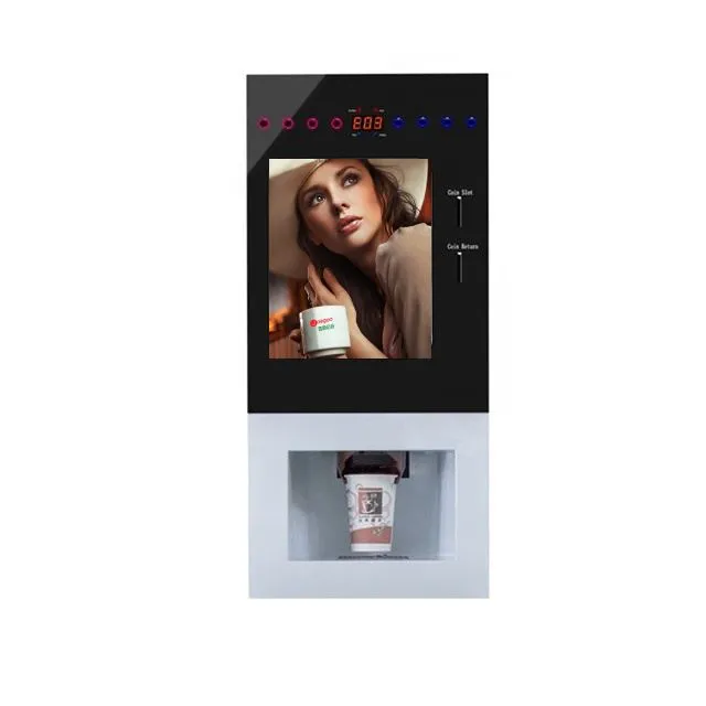 Petit distributeur automatique de machine à café de Noël