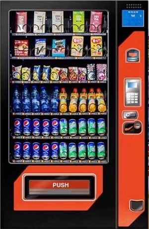 Distributeur automatique de 10 canettes de Coca Cola